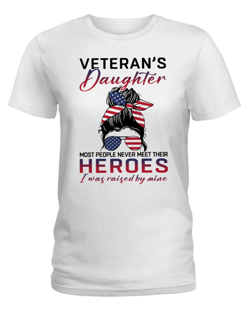Women's Veteran's Daughter Memorial T-Shirt