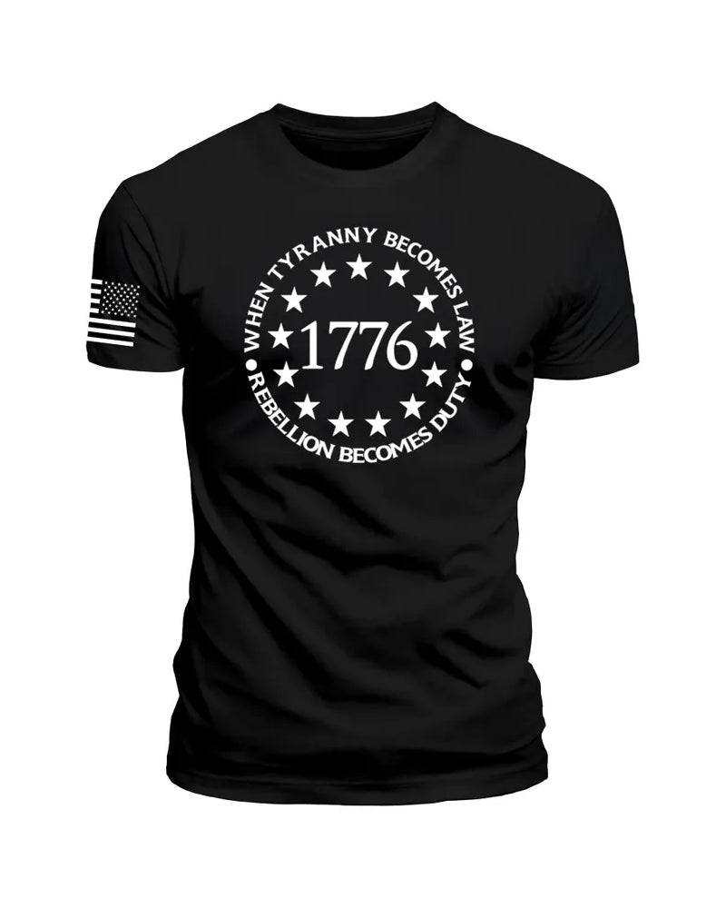 Men's Alphanumeric Print T-Shirt