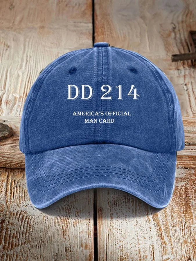 DD214 America's Official Man Card Hat