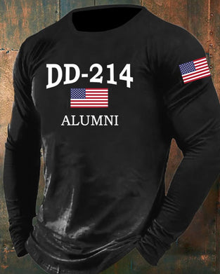 Men's DD-214 Alumni Print Top