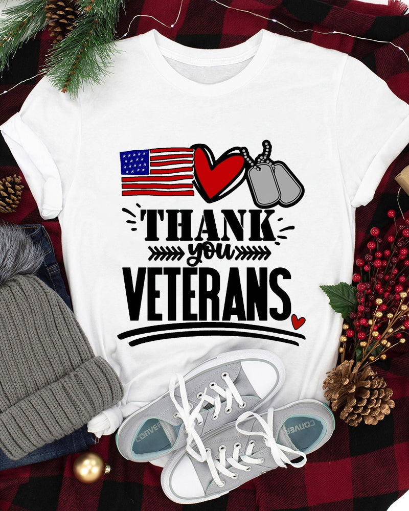 Women's Thank you veterans day T-Shirt