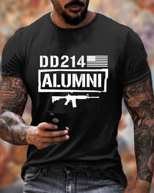 Men's DD214 Printed Casual T-shirt