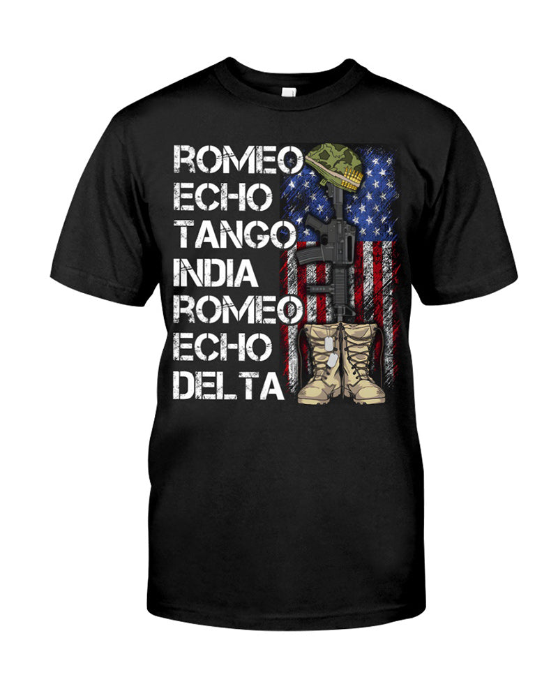 Men's Romeo Echo Tango India Veterans Day Classic T-Shirt