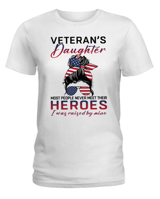 Women's Veteran's Daughter Memorial T-Shirt