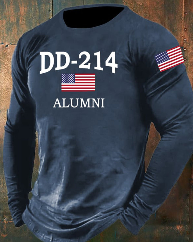 Men's DD-214 Alumni Print Top