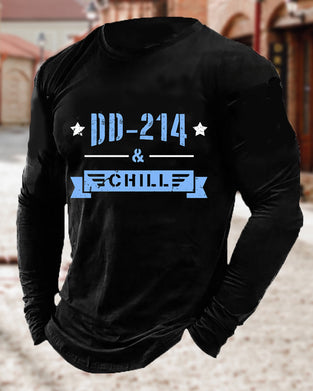 Men's DD214  Printed Casual Top