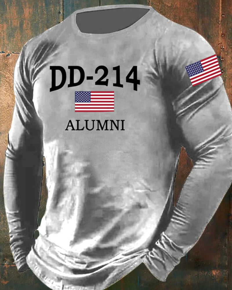 Men's DD-214 Alumni Print Top