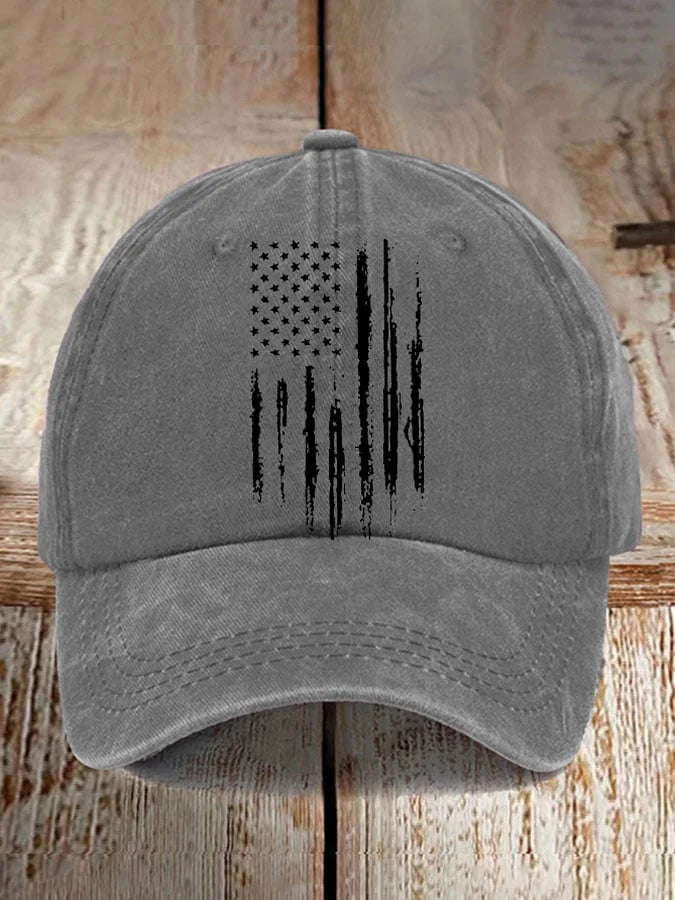 Unisex Vintage National Flag Print Baseball Cap