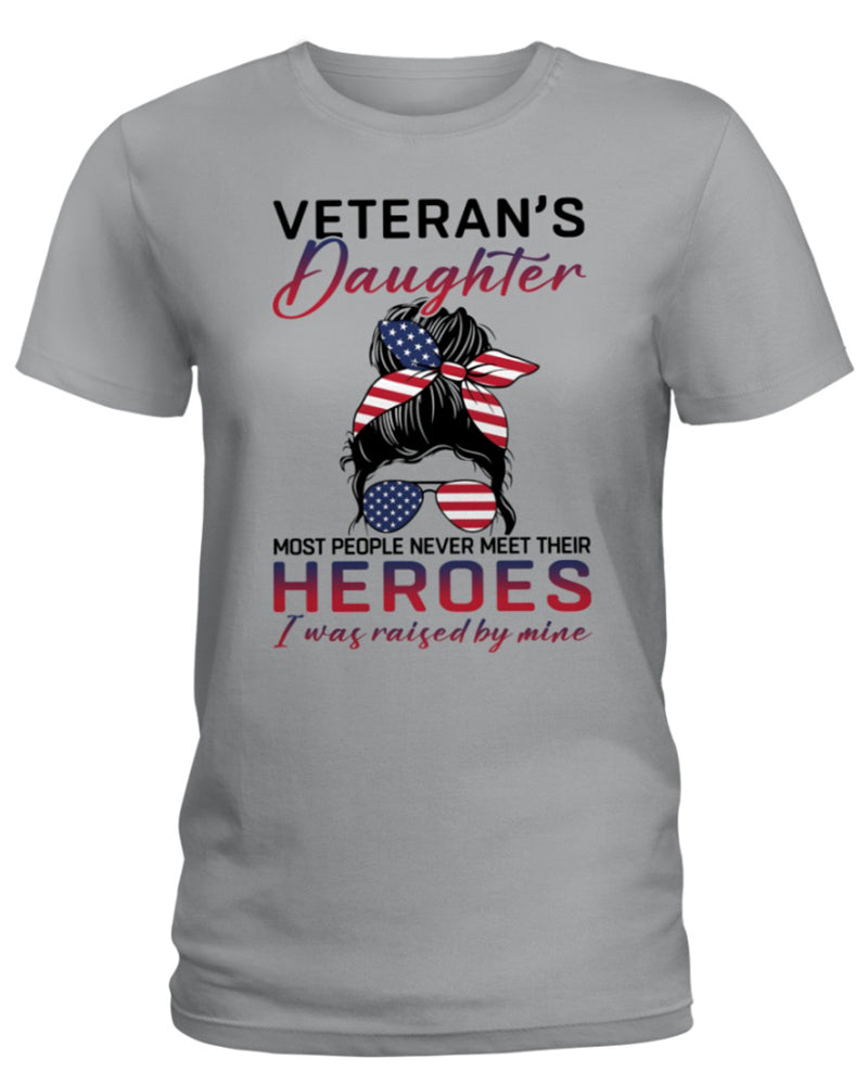 Women's Veteran's Daughter Memorial T-Shirt