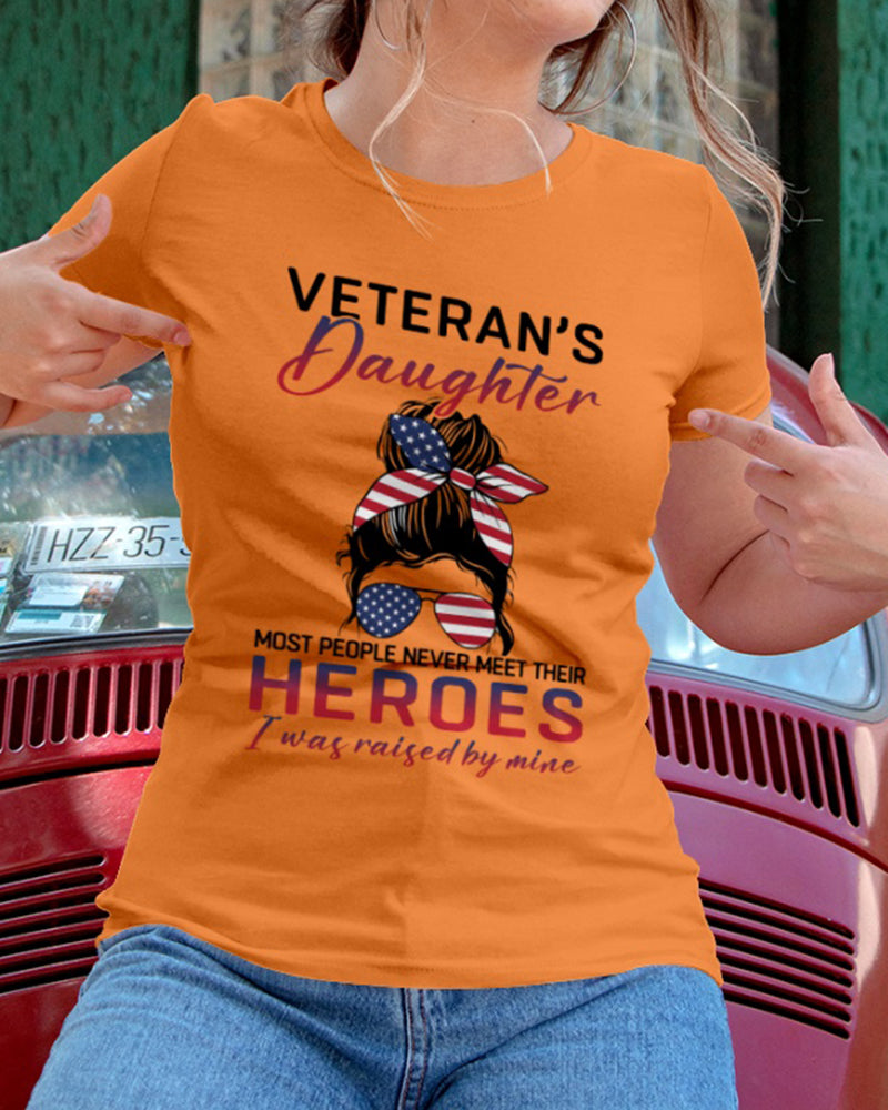 Women's Veteran's Daughter Memorial T-Shirt