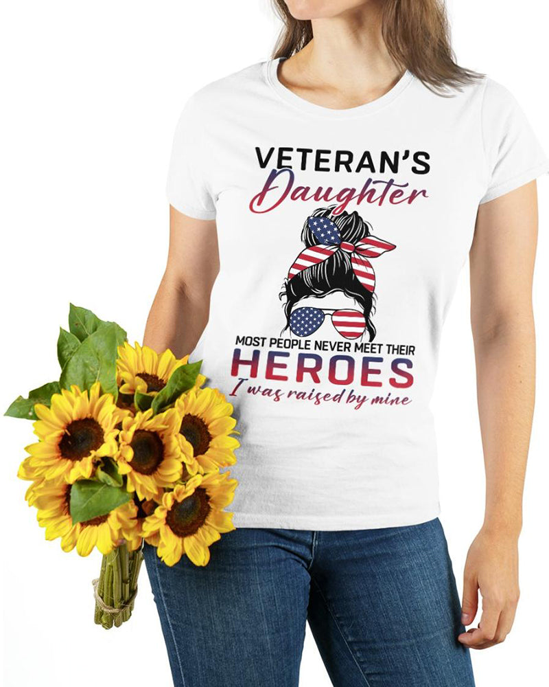 Women's Veteran's Daughter Memorial T-Shirt