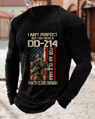 Men's DD214  Printed Casual Top