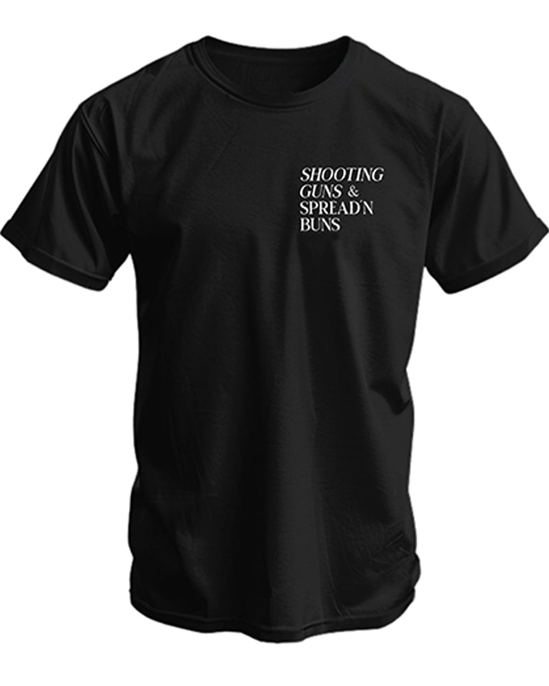 Men's Shooting Guns & Spread'n Buns T-Shirt