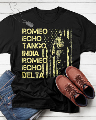 Men's Casual Letter Printed T-Shirt