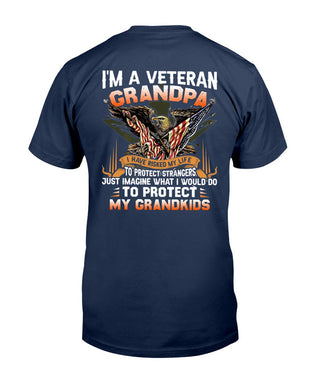 Men's I'm A Veteran Grandpa Classic T-Shirt