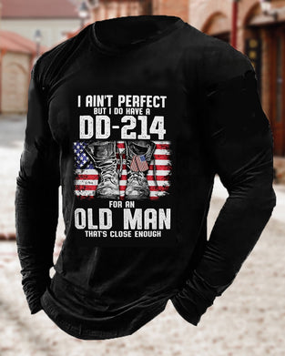 Men's DD214  Printed Casual Top