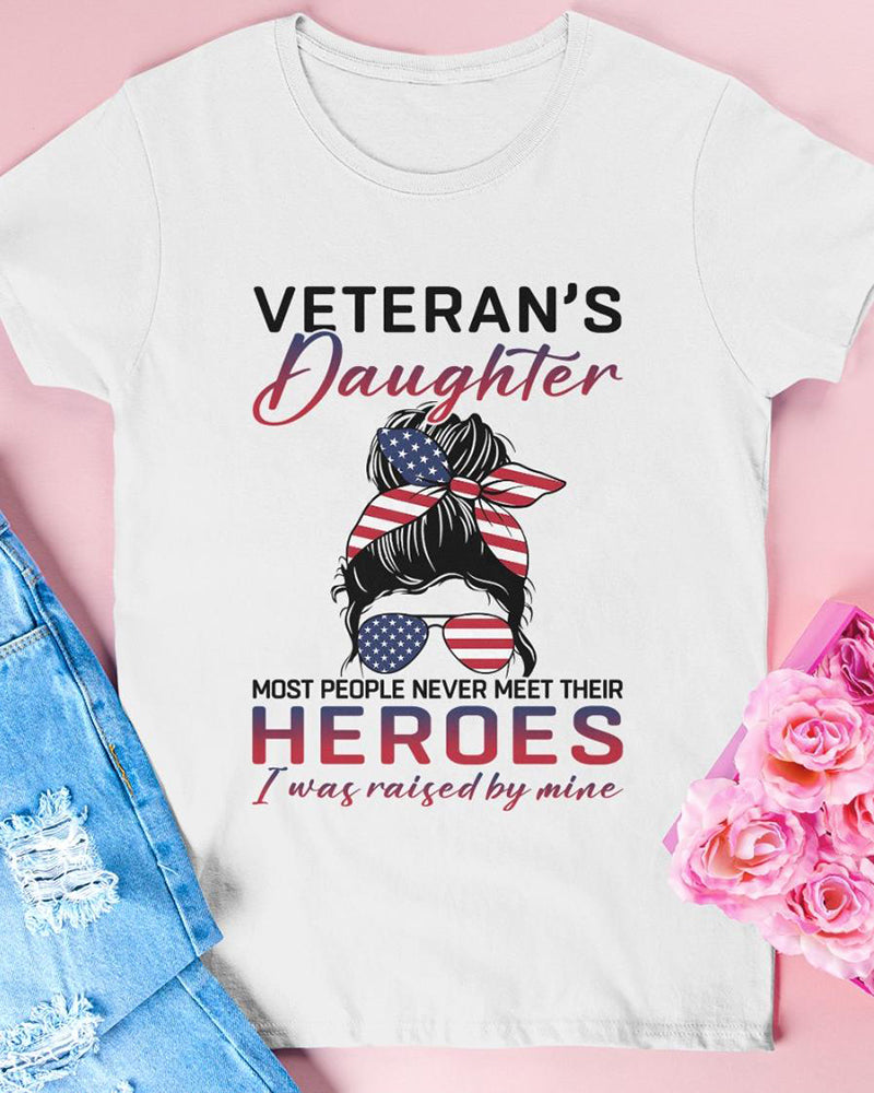 Women's Veteran's Daughter Memorial T-Shirt