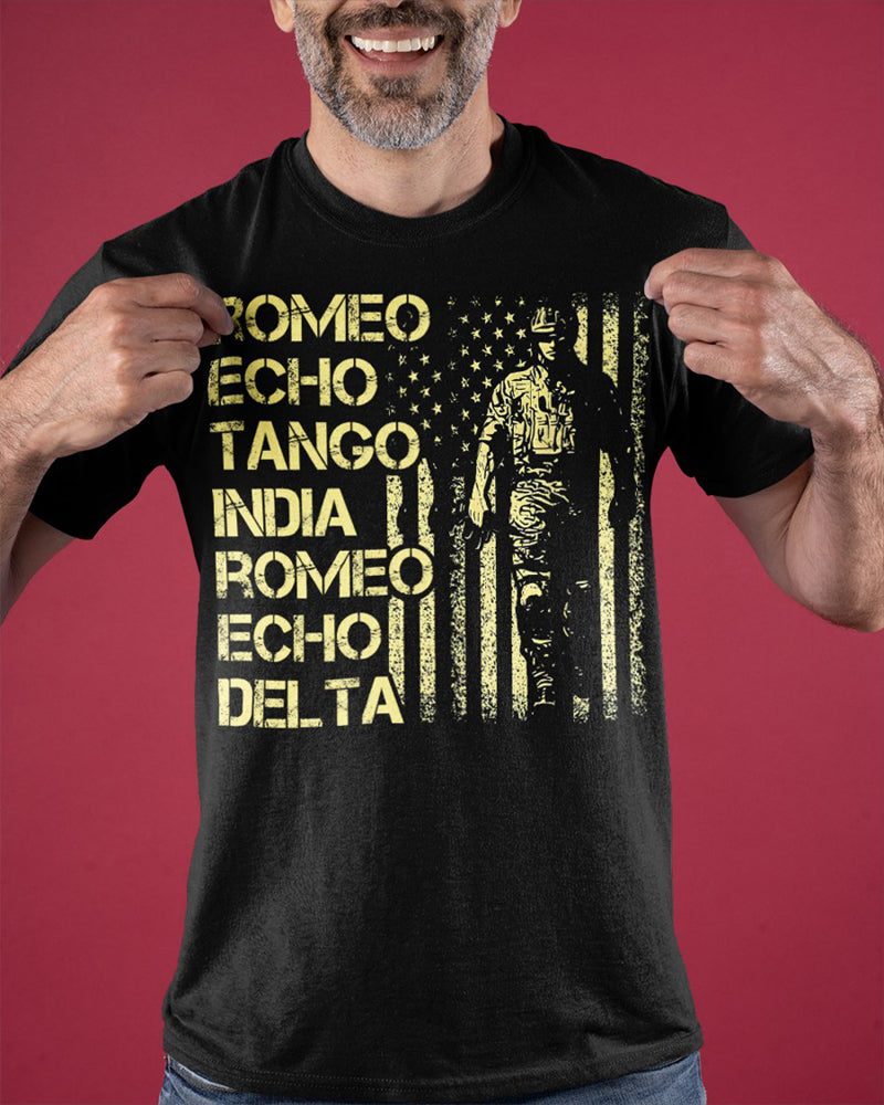 Men's Casual Letter Printed T-Shirt